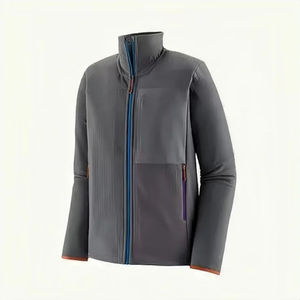 Al aire libre a prueba de viento e impermeable espesado cálido suave Shell polar ropa Otoño e Invierno hombres chaqueta de cuello alto para hombre - Product Image 3