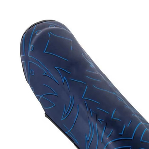 Protector de Espinillas de Cuero Vacuno Genuino para Muay Thai y Boxeo, con Cierre de Velcro Ligero y Logotipo Personalizado - Product Image 2