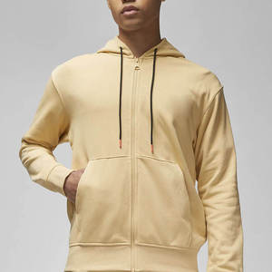 เสื้อฮู้ดดี้ผู้ชายผ้าฝ้ายมีซิป สไตล์สตรีทแวร์ ผลิตตามสั่งจากโรงงาน รับผลิตจำนวนมาก ขายส่ง เสื้อฮู้ดดี้สีพื้น - Product Image 3