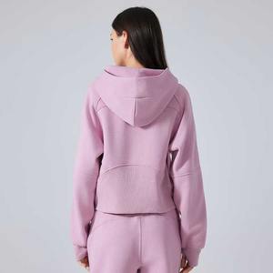 เสื้อสเวตเตอร์เปิดไหล่ของผู้หญิงเสื้อสเวตเตอร์เปิดไหล่กว้างคอกลมแขนยาวแบบถักโลโก้ออกแบบได้ตามต้องการ - Product Image 2