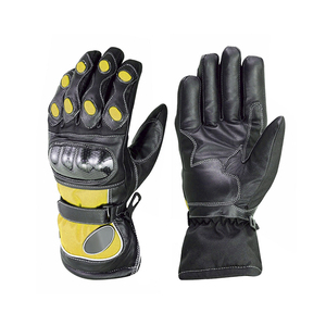Guantes de moto de invierno de diseño personalizado de nueva moda del proveedor directo de fábrica impermeable a prueba de viento de cuero puro para motocicleta - Product Image 1