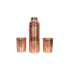 Modern Design Copper <b>Bottle</b> with High Quality Metal Lid Direct Drinking & Boiling Applicable Customized Wholesale Drinkware - Product Image 5