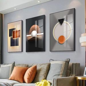 Minimalist Colorful <b>Abstract</b> Oil Painting <b>Canvas</b> Modern Contemporary Handmade Textured Wall Art Living Room Home Decor Artwork - Product Image 1