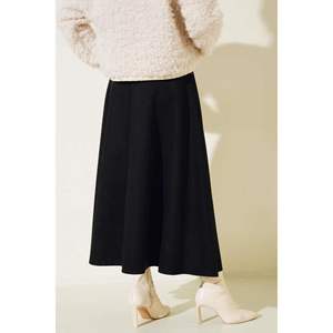 Suede Mevlana <b>Skirt</b> <b>Black</b> - Product Image 4