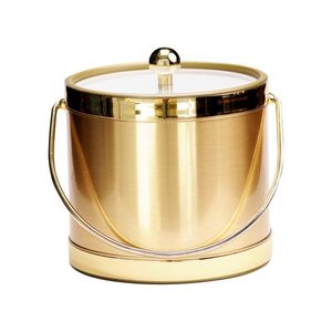 Modern metal <b>ice</b> <b>bucket</b> with sleek shape suits contemporary kitchens bars and entertainment spaces very well today - Product Image 6