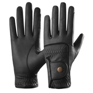 Guantes duraderos de cuero sintético para montar a caballo Guantes ecuestres para montar a caballo en ambas manos - Product Image 3