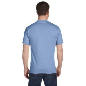 Camiseta de algodón 100% para hombre, camisetas finas de verano suaves informales para Fitness, ropa de casa para hombre, camiseta sólida de manga corta con cuello redondo para hombre - Product Image 5