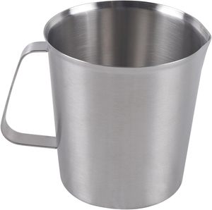 Source d'alimentation manuelle en acier inoxydable Pichets à mesurer essentiels Vente en gros Meilleure qualité certifiée CE Léger Logo personnalisé - Product Image 6