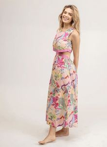 Custom Designed <b>Boho</b> Maxi <b>Dress</b> for Women Elegant <b>Long</b> Sleeve Ukrainian Embroidered Clothing Manufacturer's Natural Solid - Product Image 5