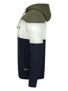 เสื้อผ้าแนวสตรีทฮิปฮอปผู้ชายเสื้อมีฮู้ดแบบสวมหัวเสื้อแจ็คเก็ตคู่ผ้าคอตตอนหลากสีทรงหลวมผ้าฟลีซระบายอากาศไหล่ตก - Product Image 4