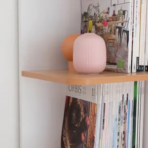 4-Tier Wooden Floor Freestanding Narrow <b>Tall</b> Cabinet Living Room - Product Image 4