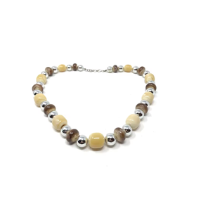 สร้อยคอเขาวัวควายเป็นมิตรต่อสิ่งแวดล้อมธรรมชาติสำหรับเด็กผู้หญิงและผู้หญิงเครื่องประดับโมรางานฝีมือแมกนีเซีย - Product Image 2