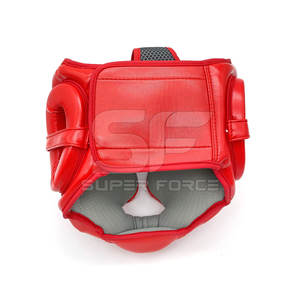 Protège-tête de haute qualité pour la boxe, le MMA, le Muay Thai, le karaté et les arts martiaux Protège-tête en cuir durable avec protection complète du visage - Product Image 3