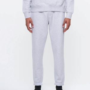 Chándal gris de lana de peso pesado Premium para hombre-Conjunto de sudadera con capucha y Jogger acogedor y cómodo, ideal para capas de invierno - Product Image 5