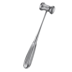 Mazo quirúrgico 190 mm 7,12 "25mm acero alemán 218 G 155 g cabezas de nailon mazo de hueso Dental martillo quirúrgico ortopédico - Product Image 2