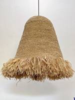 Abat-jour en bambou vietnamien fait main, rustique, côtier, minimaliste, écologique, vente en gros, couvre-lampes suspendus pour salon
