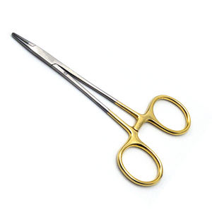 Pinzas de sutura de microcirugía Castroviejo de acero inoxidable profesional de 14cm, soporte de agujas curvas, instrumentos quirúrgicos - Product Image 2