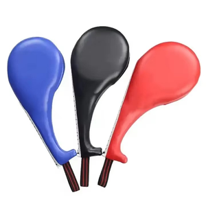 แผ่นหนังสำหรับฝึกซ้อมเป้าเตะแบบมือสองชั้นนวมสำหรับต่อยมวย - Product Image 6