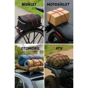 Cordon de fixation pour bagages avec crochets - 1 pièce - Product Image 2