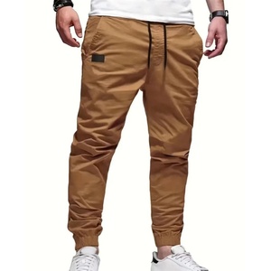 2024 nuevos pantalones Cargo para hombre, ropa deportiva recta suelta, pantalones de chándal de color sólido, Joggers versátiles, pantalones informales tejidos para hombre - Product Image 2