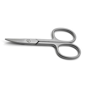 Tijeras de manicura de acero inoxidable alemán de alta calidad 3,5 \ "Hoja curva cutícula tijeras de uñas belleza embalaje personalizado - Product Image 4