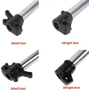 7 Color Optional 550mm 610mm 630mm 680mm 710mm Oil Filled Motorcycle Front Fork Shock For Bicycle Scooter