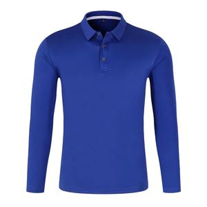 Polo Informal de Manga Larga para Hombre y Mujer, Camisa Personalizable de Secado Rápido, Diseño de Logotipo Personalizado, Equipo de Publicidad con Patrón Sólido - Product Image 1