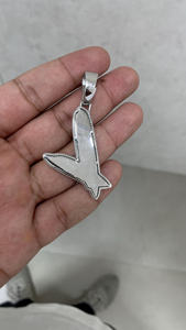 Pendentif personnalisé en forme de lettre L, collier personnalisé avec nom en baguette de moissanite, collier hip-hop, pendentif glacé, 4 carats - Product Image 2