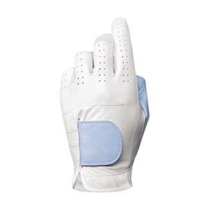 Guantes de golf de mujer de alta calidad con estampado por sublimación de camuflaje con logotipo personalizado, piel auténtica Cabretta completa para mano izquierda - Product Image 6
