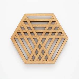 Idées de dessous-de-plat en bois élégants qui améliorent les expériences culinaires tout en protégeant les surfaces des ustensiles et des plats chauds - Product Image 5