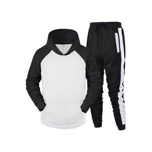 Tenue de jogging en coton et polyester pour hommes, ensemble de survêtements de gymnastique au prix de gros - Product Image 4