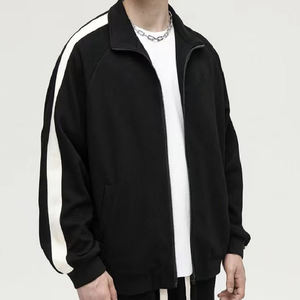 Mode hommes hiver décontracté à capuche épais polaire sweats 100% coton 2PC veste + pantalon hiver survêtement numérique chaud costume - Product Image 3