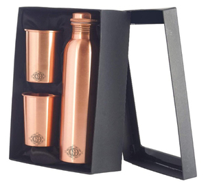 Top Selling Pure Copper <b>Water</b> <b>Bottle</b> with Lid Customized Shape and Size Available <b>for</b> <b>Gym</b> Workouts And Gift <b>Bottle</b>. - Product Image 4