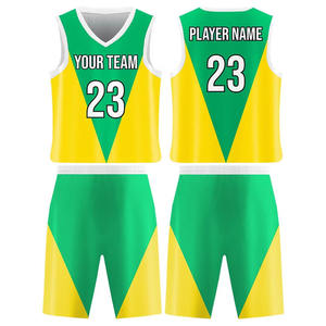 Uniforme de basket-ball réversible OEM Vêtements de sport à séchage rapide Uniformes de basket-ball pour jeunes Vente en gros Options de taille supérieure - Product Image 3