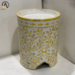 Handmade Bone Inlay Design Wood Cake Serving Stand Trending Decorative Cake <b>Tools</b> - Product Image 4