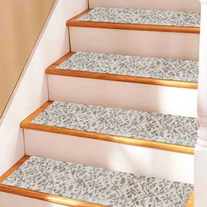 Alfombra Moderna con Diseño Kilim en Tonos Beige Suaves, Impresa en 3D, Goblen - Product Image 3