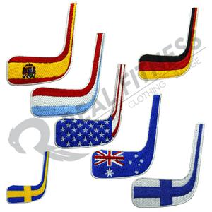 Nouvelle arrivée Écussons de hockey sur glace de conception personnalisée OEM fer à coudre sur patch 100% tissu polyester couleur personnalisée - Product Image 2