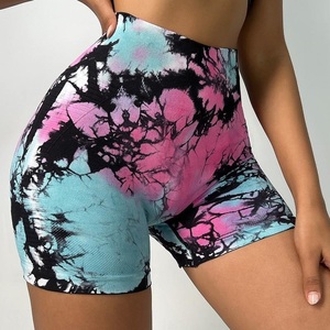 Pantalones cortos de gimnasio para mujer de alta calidad, nuevo diseño, pantalones cortos de Yoga suaves y transpirables de compresión rápida de tiro alto - Product Image 6