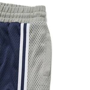 Shorts de basket-ball rétro simples, broderie personnalisée, uniforme de basket-ball athlétique, shorts à double maille à séchage rapide pour hommes - Product Image 3