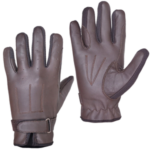 Cavalier professionnel mode quotidienne haute qualité noir moto en cuir gant de conduite conduite d'hiver fabriqué par des gants ville Pakistan - Product Image 1