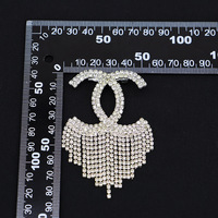 Fantaisie Cristal Strass Charme Broche Bouquet Fleur Broche pour Dames Chaussures Boucles et Manteau Strass Gland Broche