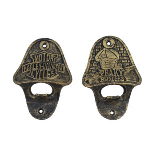 Abrebotellas de pared completamente negro con acabado pintado Metal Interior Fiesta Boda y Bar Herramientas Abrebotellas - Product Image 6