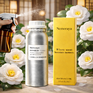 Spray Désodorisant d'Ambiance Inspiré de l'Essence de Camélia, Huile <span class=keywords><strong>Parfum</strong></span>ée pour Spa, Huile Aromatique Longue Durée, 500ml - Product Image 1
