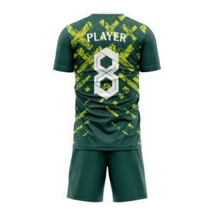 Kits d'entraînement de football avec logo personnalisé OEM, ensemble d'uniformes sublimés avec logo personnalisé, y compris maillot et vêtements d'entraînement - Product Image 2