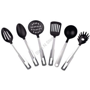Juego de utensilios de cocina de 5 piezas de acero inoxidable de grado profesional - Product Image 1
