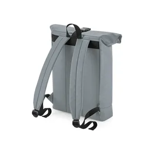 Sustainable <b>Roll</b>-Top <b>Backpack</b> Recycled Promotional Item - Product Image 4