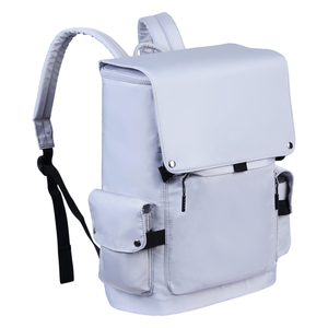 Sac à dos unisexe en polyester pour ordinateur portable, design tendance et imperméable avec fermeture éclair et motif à fils, fabriqué au Vietnam - Product Image 1