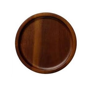 Bandeja de servicio de madera de acacia para hotel en casa de alta calidad al por mayor con asas de metal para café, bebida, aperitivos y desayuno - Product Image 2