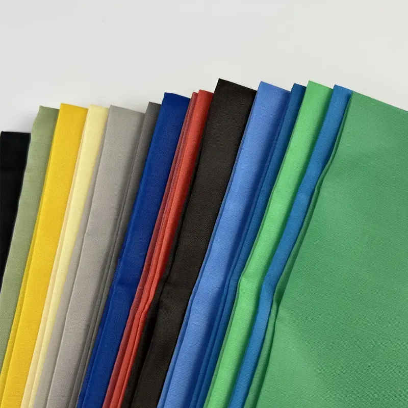 100% polyester imperméable 190T 210T doublure taffetas tissu avec revêtement pvc pour sac imperméable