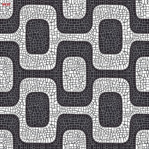 Azulejo de porcelana para suelo 3d superficie brillante negra sólida de 600X600mm, 60x60, para baño, cocina, sala de estar, hotel, uso doméstico - Product Image 2